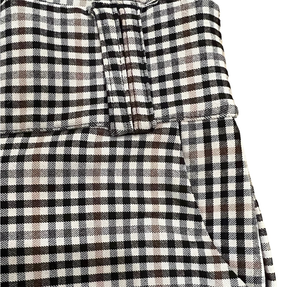 Checked Stretch Pants - Picture 3 of 4